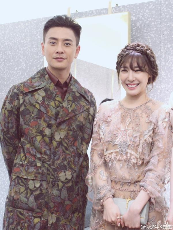 Tiffany duyên dáng bên nam diễn viên Huỳnh Tông Trạch.