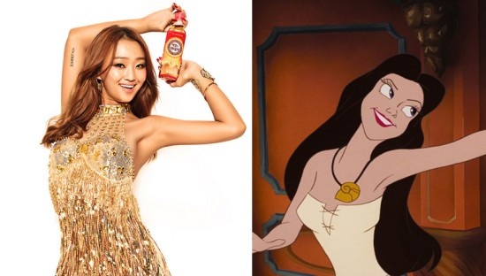 Hyori (SISTAR) được ví với Ursula