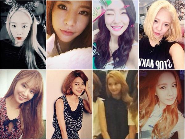 Tổng hợp phong cách tóc mới của SNSD.