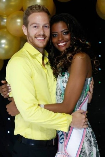 Ana Luisa và chồng.