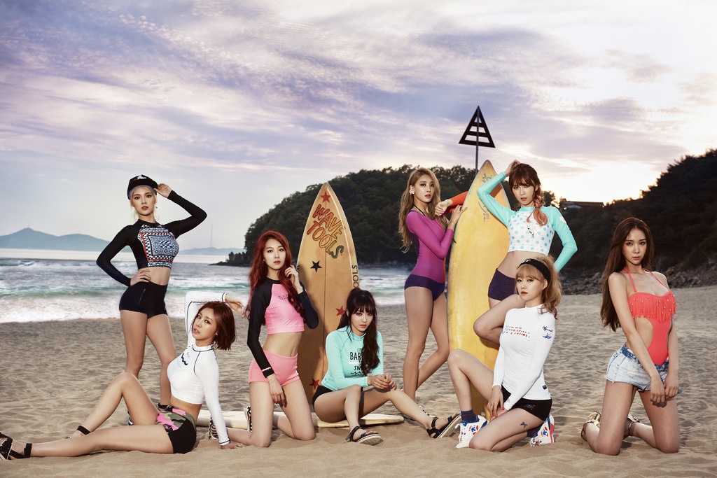 Ảnh bìa quảng bá album của Nine Muses.