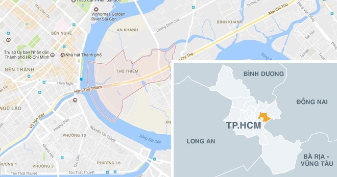 khu do thi moi Thu Thiem,  boi thuong dat dai,  ban do 1/5.000,  ban do quy hoach khu do thi moi Thu thiem,  quan 2 anh 6