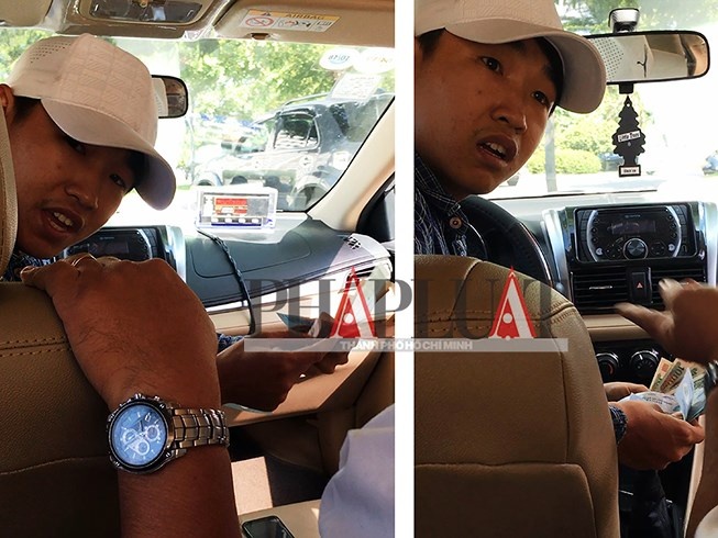 Noi giau to 500.000 dong kho ngo cua tai xe taxi dom hinh anh