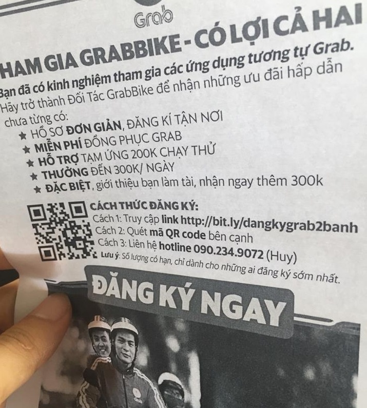 Grab tranh thủ dụ dỗ tài xế Go-Viet ở TP.HCM khi hãng này tấn công ra Hà Nội, cuộc chiến Grab - Go-Viet ảnh 3 Grab tranh thu du do tai xe Go-Viet o TP.HCM khi hang nay tan cong ra Ha Noi, cuoc chien Grab - Go-Viet anh 3