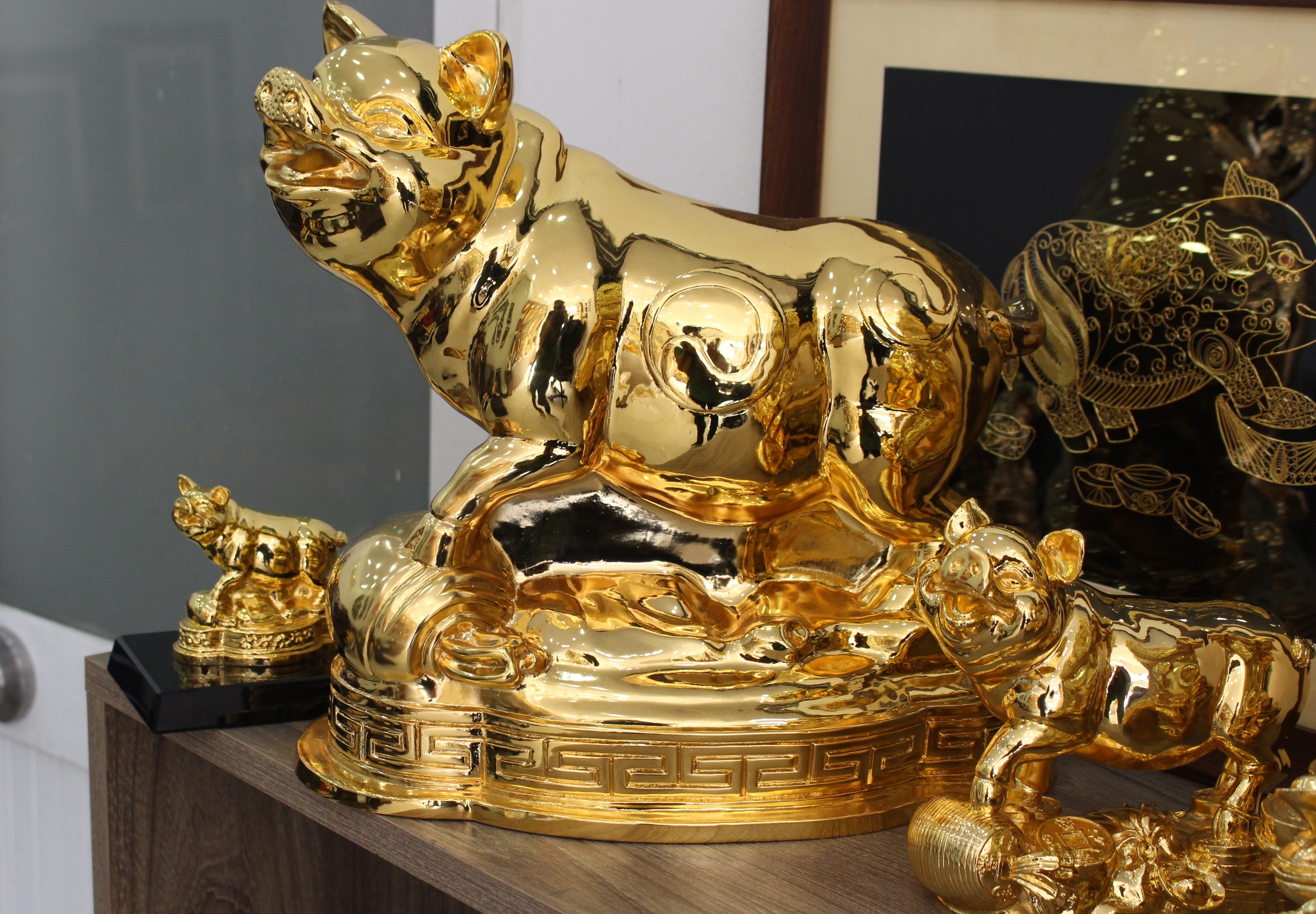 Nguoi Sai Gon san heo vang gia chuc trieu choi Tet hinh anh