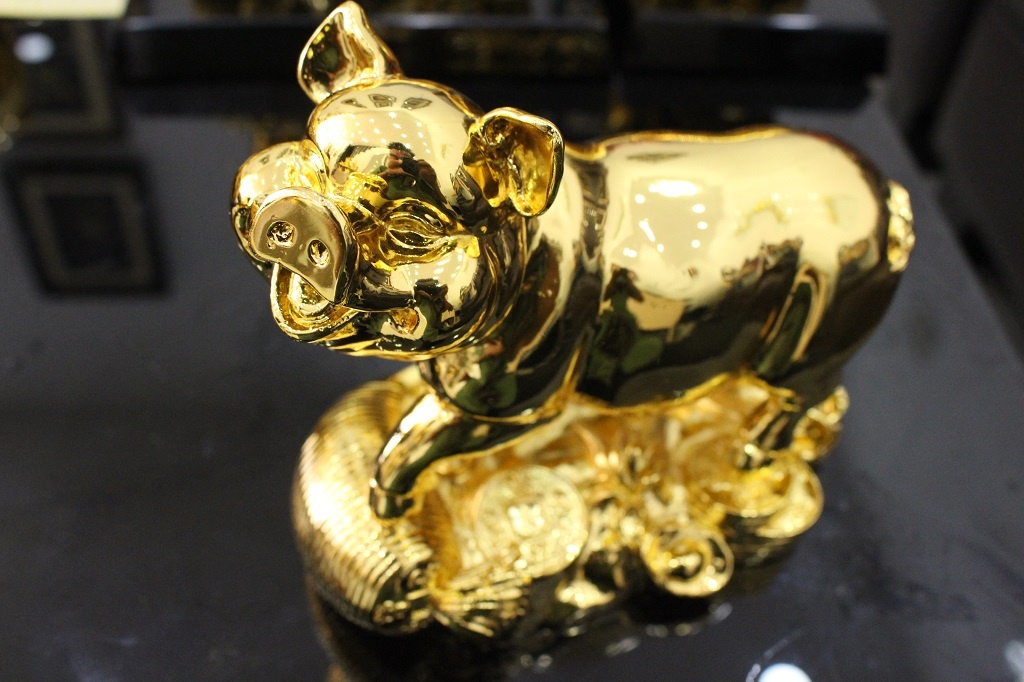 Can canh heo 24K gia vai chuc trieu cho Tet Ky Hoi hinh anh