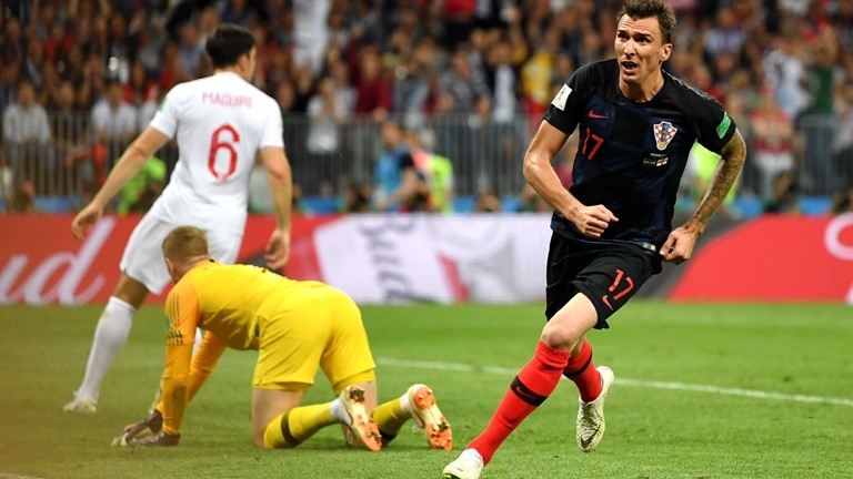 World Cup 2018,  Anh vs Crotia,  Nga,  Mario Mandzukic,  Perisic anh 2