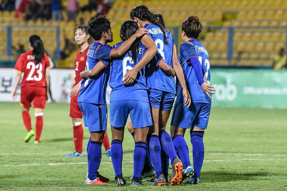 ASIAD 18,  nu Thai Lan,  Olympic Viet Nam anh 4