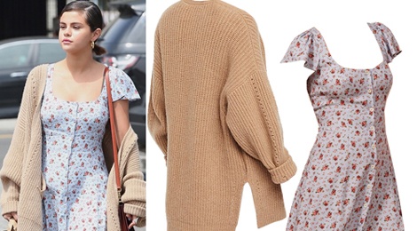 Dien cardigan phong cach nhu Selena Gomez hinh anh