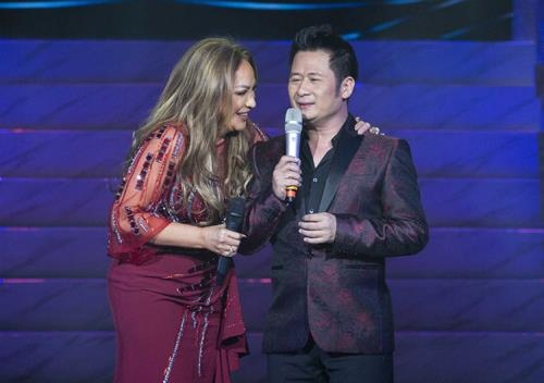 Bang Kieu, Thanh Ha hat trong dem nhac Lam Phuong hinh anh