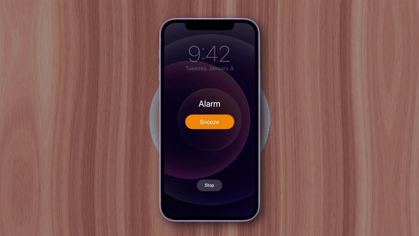 Cach am thanh bao thuc tren iPhone gay kho chiu hinh anh