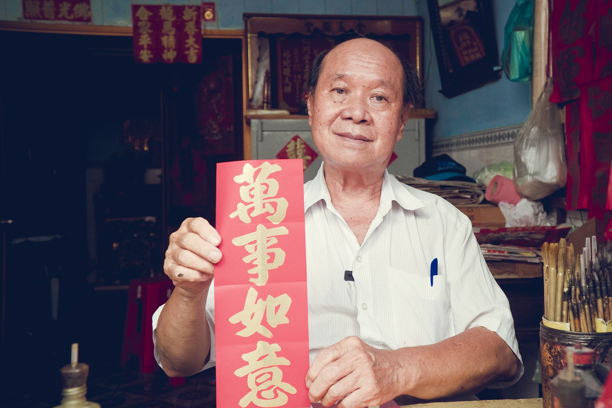 Ong do hon 30 nam gan bo voi nghe viet lien o TP.HCM hinh anh