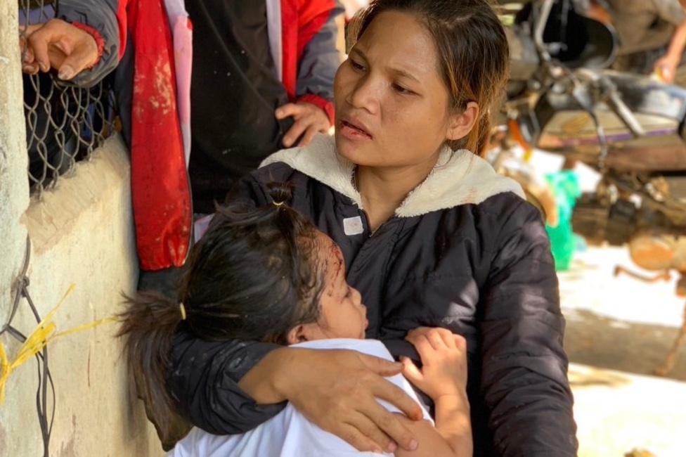 Nan nhan o Tra Leng: 'Toi khong nghi cuu duoc hai dua con' hinh anh