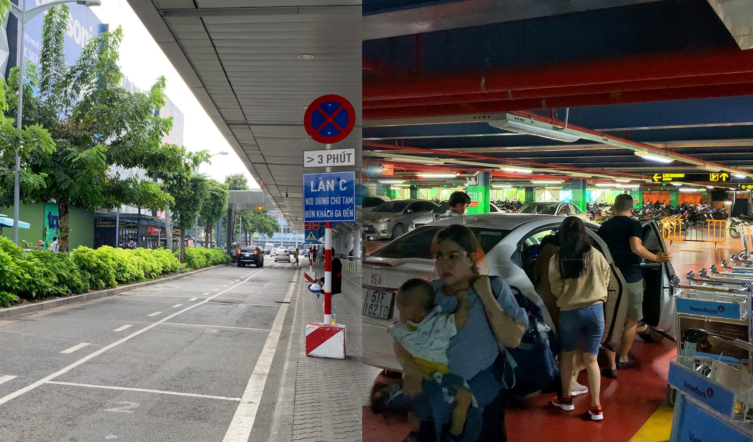 Canh doi lap giua cac lan don xe o san bay Tan Son Nhat hinh anh