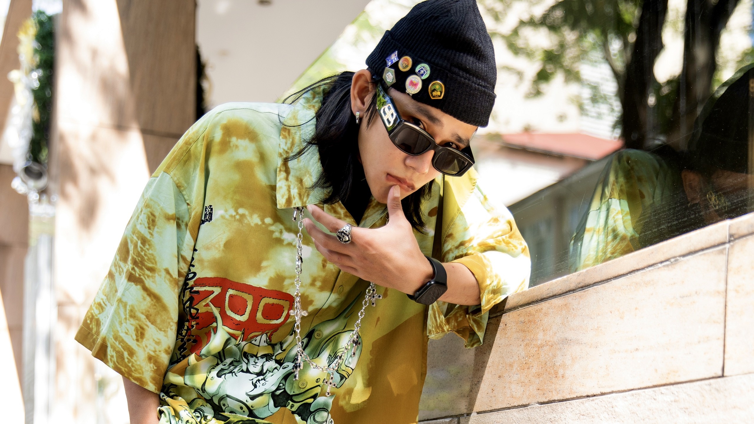 Chang trai TP.HCM mac do giong G-Dragon, rap nhac Son Tung M-TP hinh anh