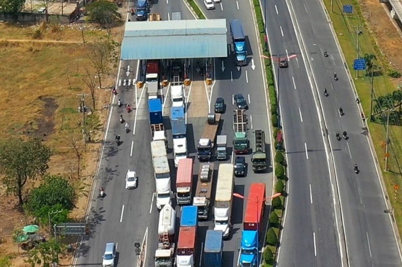 Tram thu phi BOT xa lo Ha Noi truoc ngay di vao hoat dong hinh anh