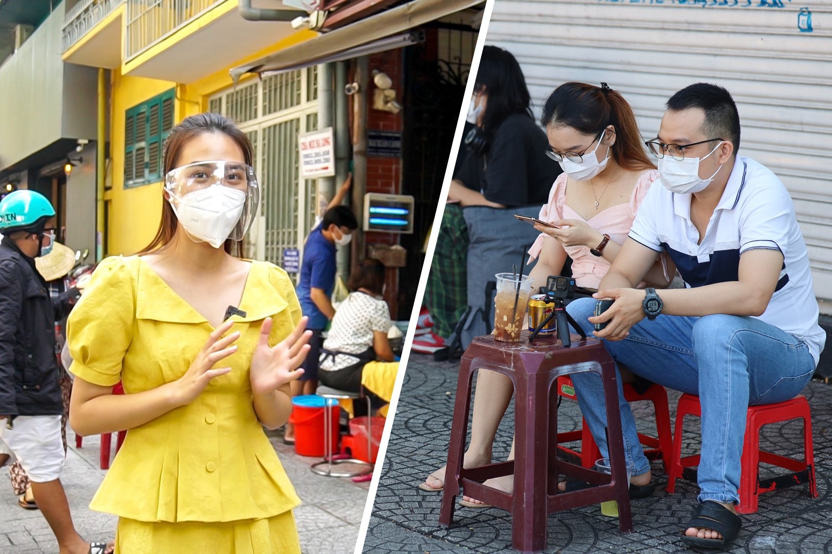 Chu quan, khach hang hao hung ngay dau TP.HCM cho ban tai cho hinh anh