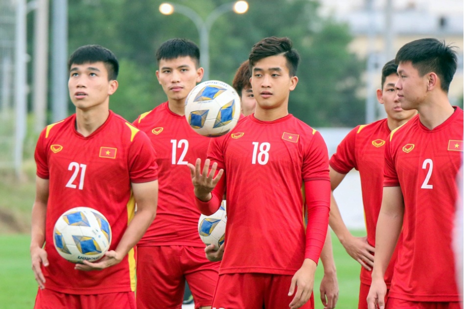 U23 Viet Nam thoai mai tap luyen truoc tran tu ket hinh anh