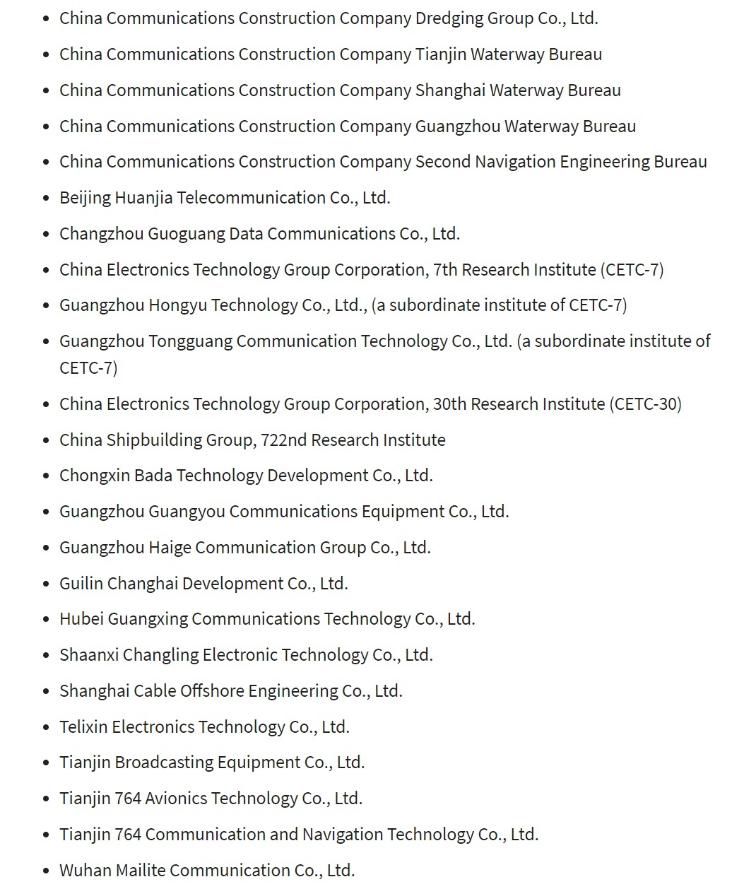 My trung phat 24 cong ty Trung Quoc lien quan van de Bien Dong anh 3