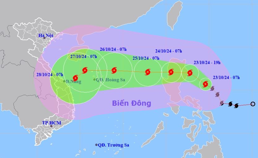 Bao Tra Mi tien nhanh vao Bien Dong, cuc dai co the giat cap 15 hinh anh