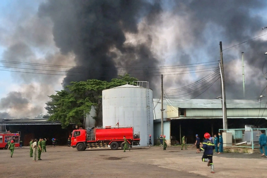 Nguyen nhan 2 cong nhan tu vong trong vu no lo hoi o Binh Phuoc hinh anh