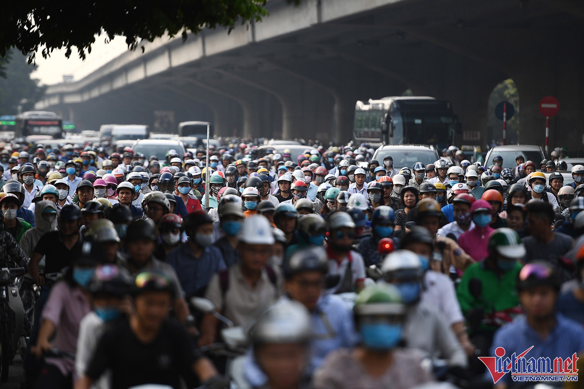 Ha Noi len phuong an cam xe may trong noi thanh vao nam 2030 hinh anh