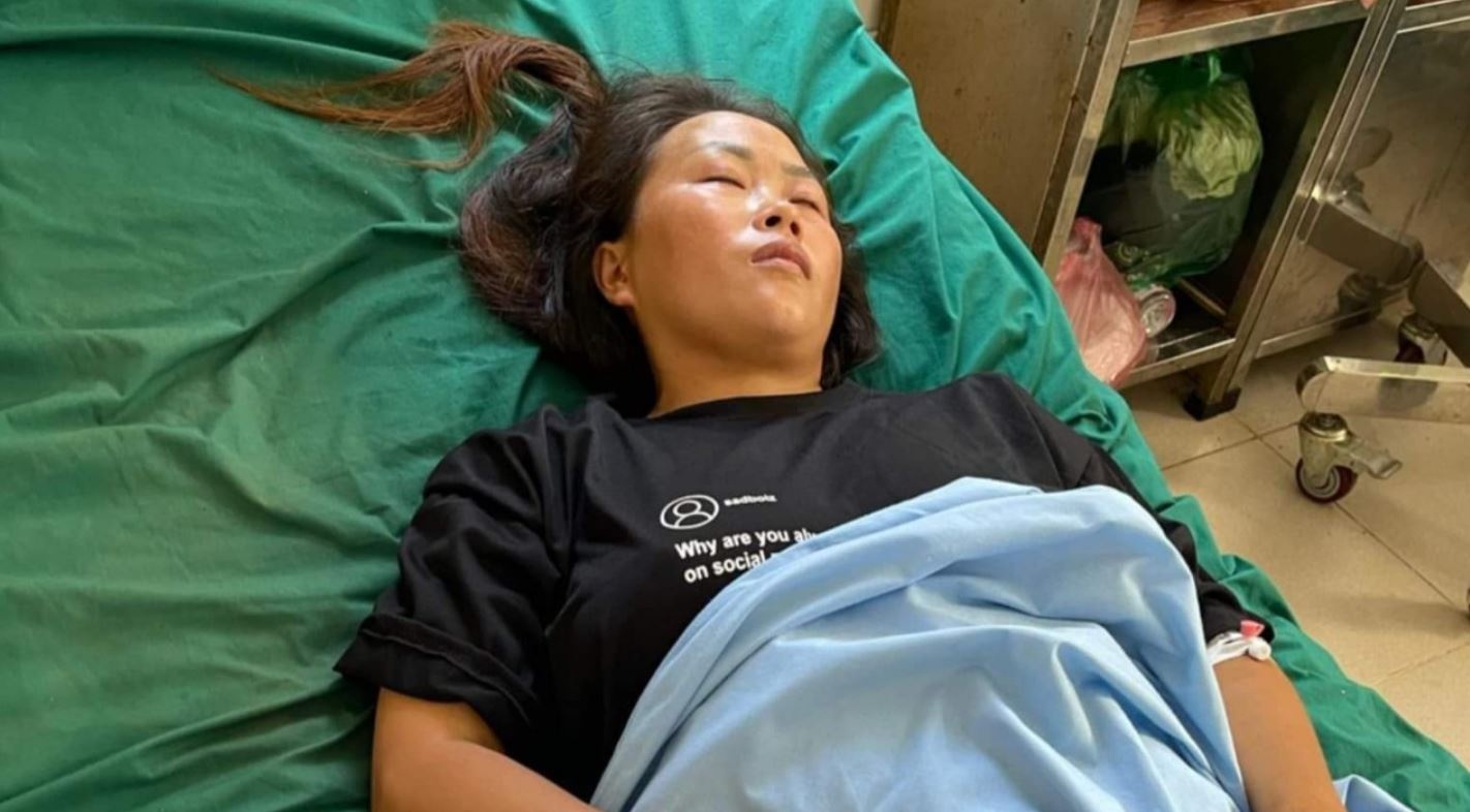 Dem kinh hoang dat sat vao nha, con 6 thang tu vong, me nhap vien hinh anh