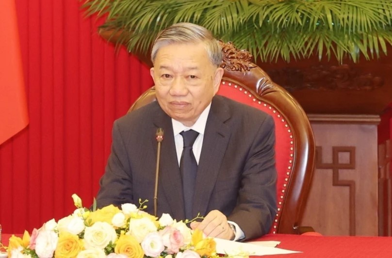 Tong Bi thu, Chu tich nuoc To Lam dien dam voi Tong thong Han Quoc hinh anh