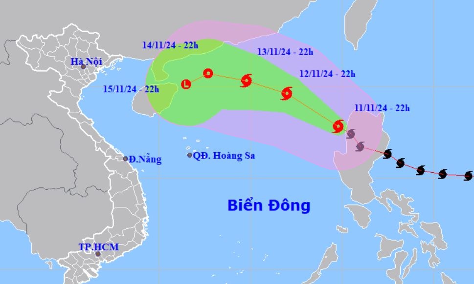 Bao Toraji tro thanh bao so 8, kha nang tan ngay tren Bien Dong hinh anh