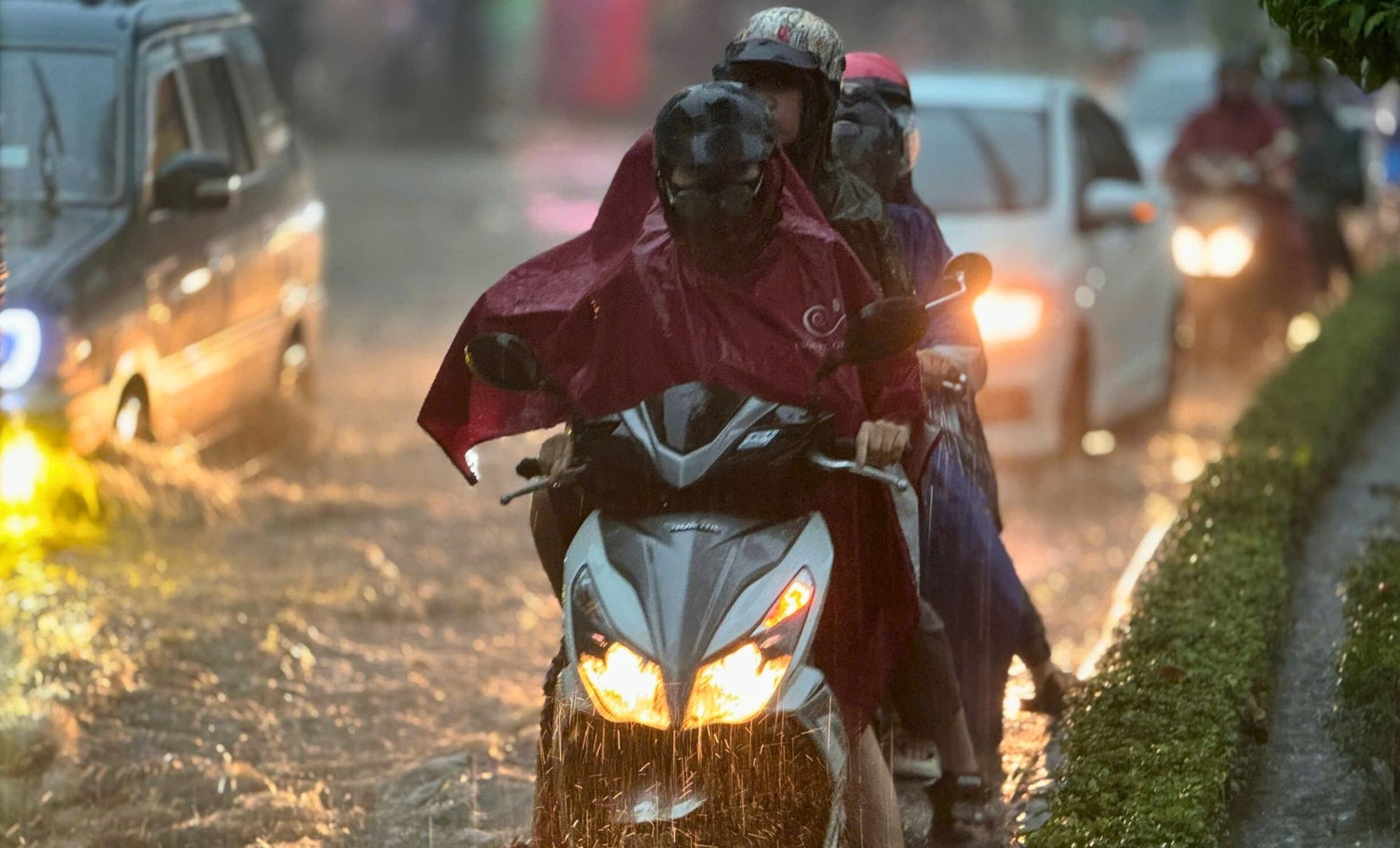 Du bao thoi tiet 3/1: Nam Bo mua giong, bien dong vi ranh ap thap hinh anh