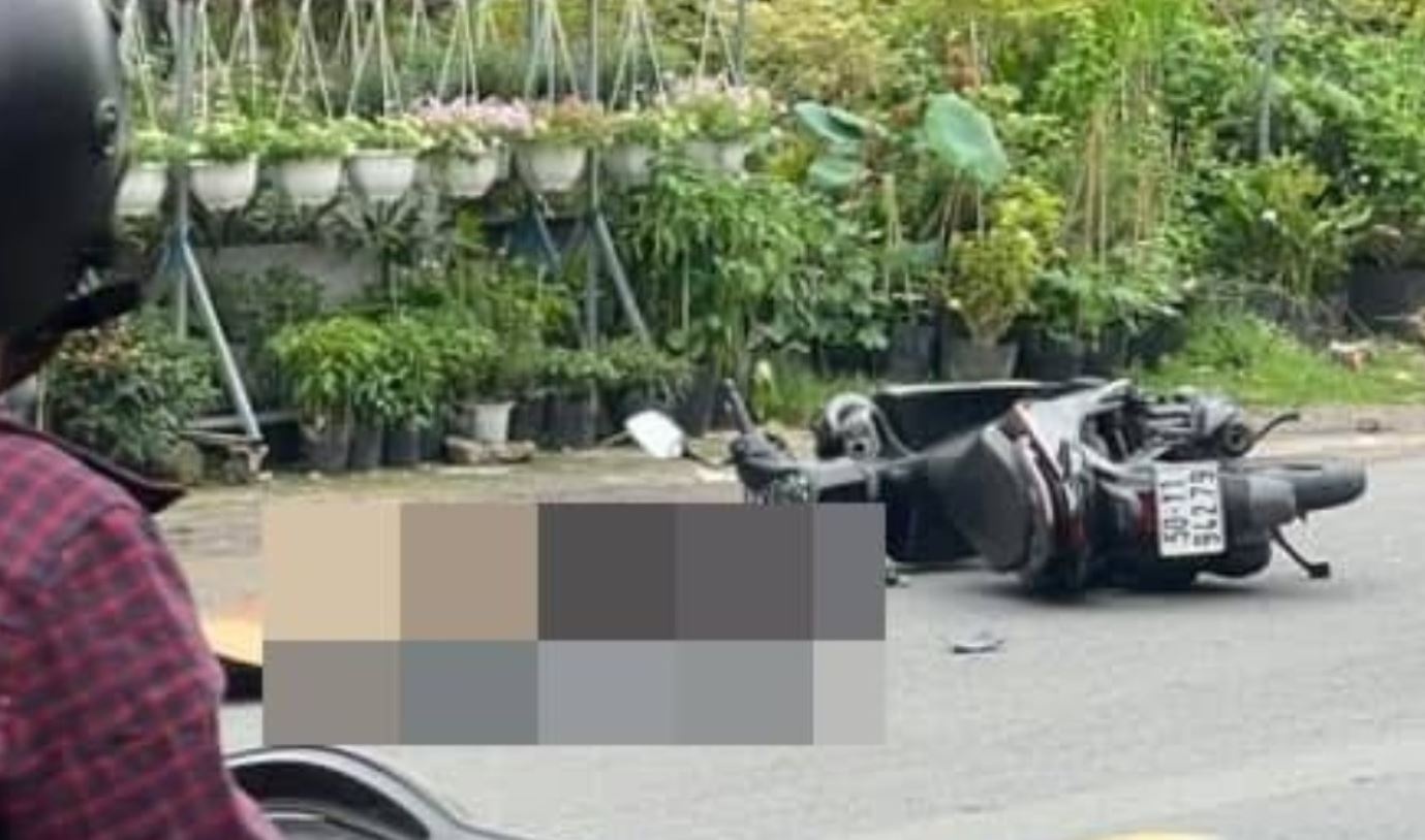 Tai nan lien hoan o TP.HCM, mot sinh vien di xe may tu vong hinh anh