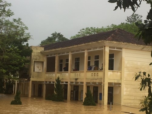 học sinh nghỉ học vì lũ ảnh 2 hoc sinh nghi hoc vi lu anh 2