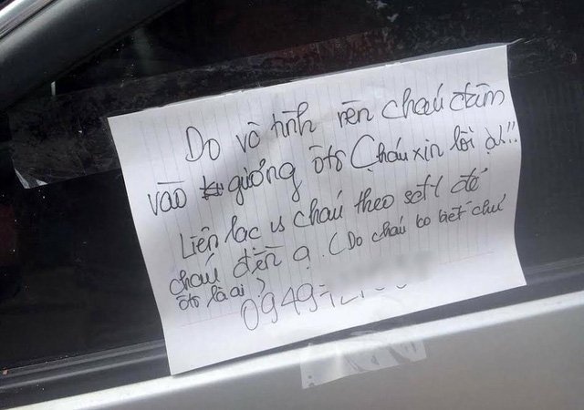 nam sinh xin lỗi sau khi làm vỡ gương ảnh 1 nam sinh xin loi sau khi lam vo guong anh 1