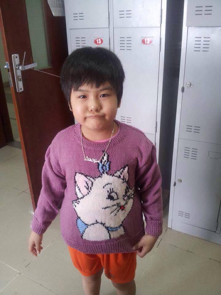 cụ bà đan mũ cho trẻ ung thư ảnh 3 cu ba dan mu cho tre ung thu anh 3