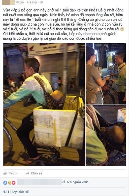 ong bo nhat rac danh con da man anh 2