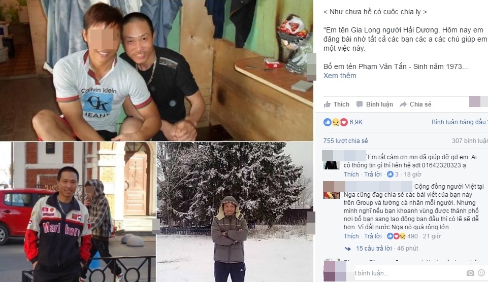 Chang trai nho dan mang tim cha anh 1