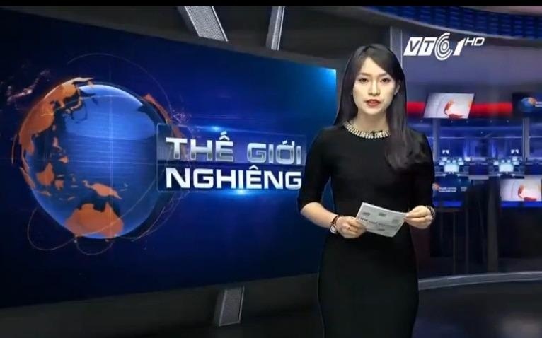 Khanh Vy dan ban tin thoi su quoc te hinh anh