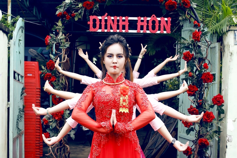 cô dâu chú rể vui nhộn tại Cần Thơ ảnh 3 co dau chu re vui nhon tai Can Tho anh 3