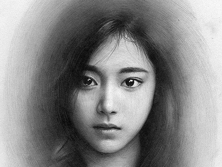 9X ve chan dung theo phong cach net xoay tron hinh anh