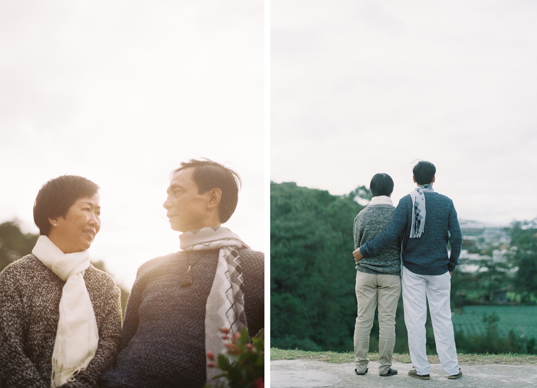 Anh cuoi xuc dong con trai chup cho bo me anh 1