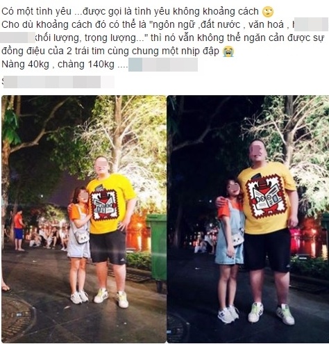 sự thật về chuyện tình đũa lệch chênh nhau 100 kg ảnh 1 su that ve chuyen tinh dua lech chenh nhau 100 kg anh 1