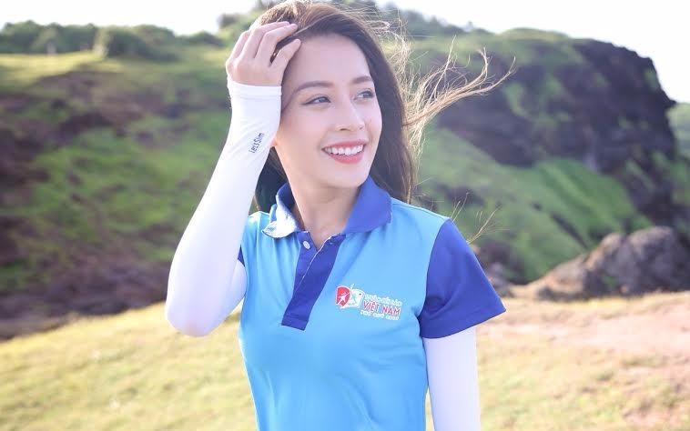 Chi Pu giao luu voi sinh vien tren dao Phu Quy hinh anh