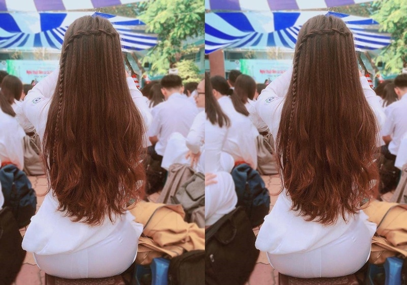 Nu sinh Sai Gon bat ngo vi anh chup sau lung duoc chia se tren mang hinh anh