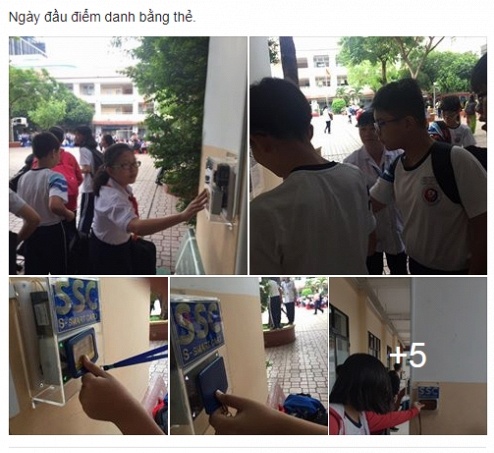 học sinh điểm danh bằng thẻ ảnh 1 hoc sinh diem danh bang the anh 1