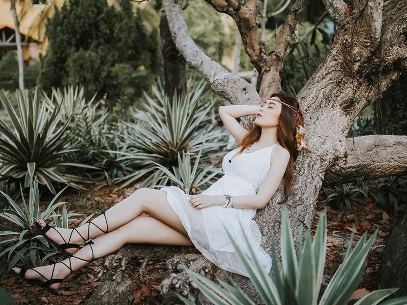 Nam Tran xinh dep khi di du lich hinh anh