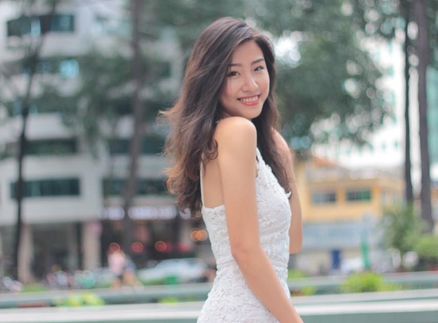 a khoi dai hoc Kinh te TP.HCM lot top 45 Hoa hau hoan vu 2017 anh 6