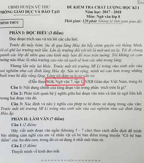 đề thi kiểm tra học kỳ sai sót ảnh 1 de thi kiem tra hoc ky sai sot anh 1