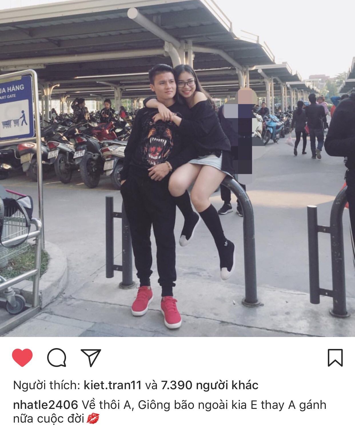 người yêu hot girl tự hào về cầu thủ U23 ảnh 2 nguoi yeu hot girl tu hao ve cau thu U23 anh 2