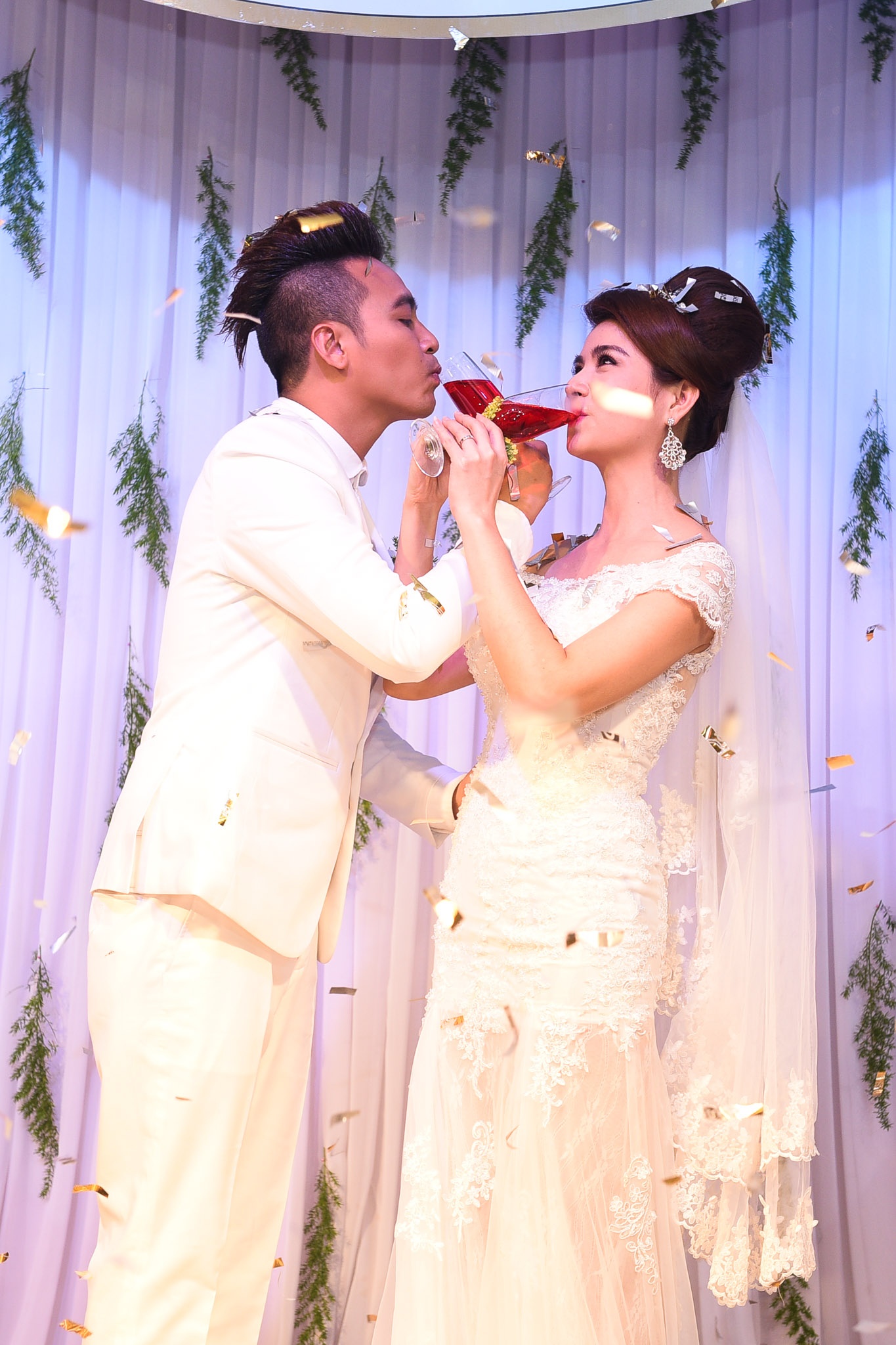 Dam cuoi Kha Ly va Thanh Duy anh 10