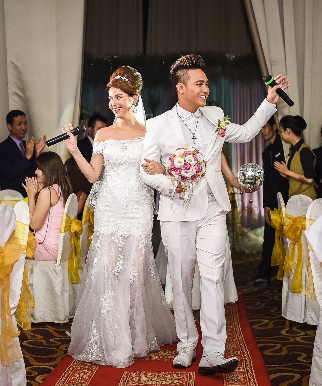 Dam cuoi Kha Ly va Thanh Duy anh 6